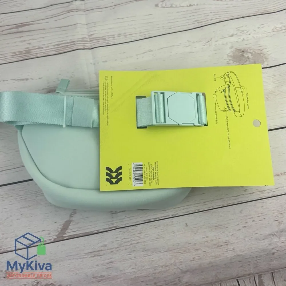 Belt Bag All In Motion Premium Mint Green Fanny Pack Waist Pack Adjustable Strap